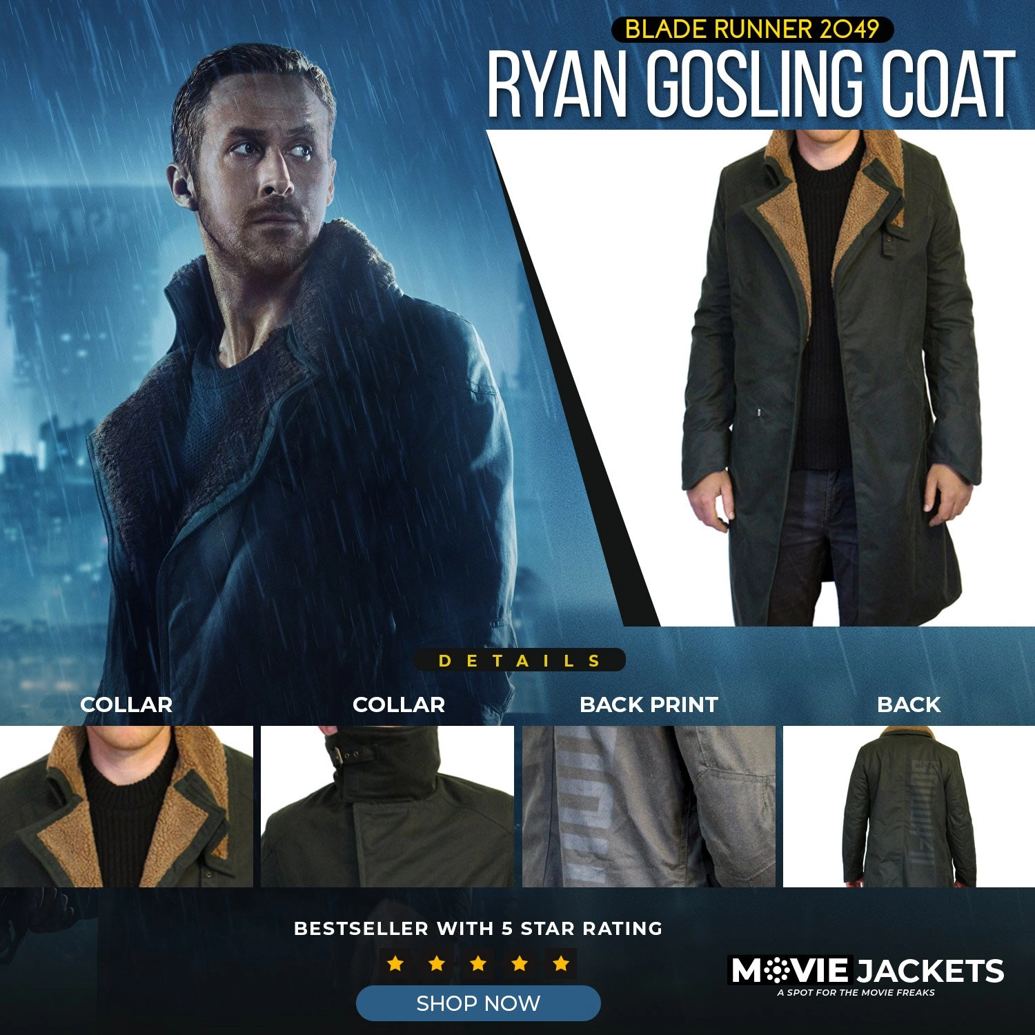 Trench coat clearance blade runner 2049